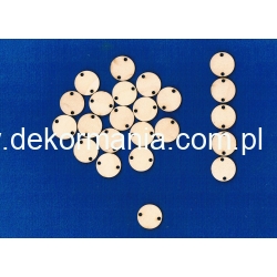 SKLEJKA #3mm  Koło 2cm, kółko 2cm , z dwoma otworami , zawieszka - CENA ZA 1szt